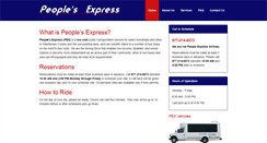Desktop Screenshot of peoplesexpressmi.com